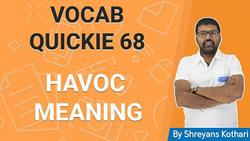  Havoc Meaning in Hindi | Learn Vocabulary | Vocabulary for Bank PO & SSC CGL Preparation